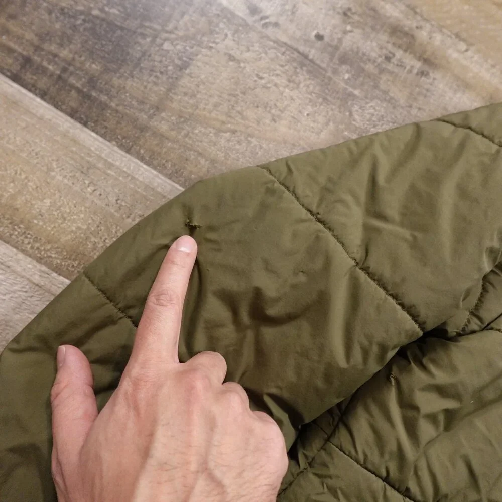 REI Co-op Puffer‎ Jacket Boys Large Olive Green Insulated FAIR